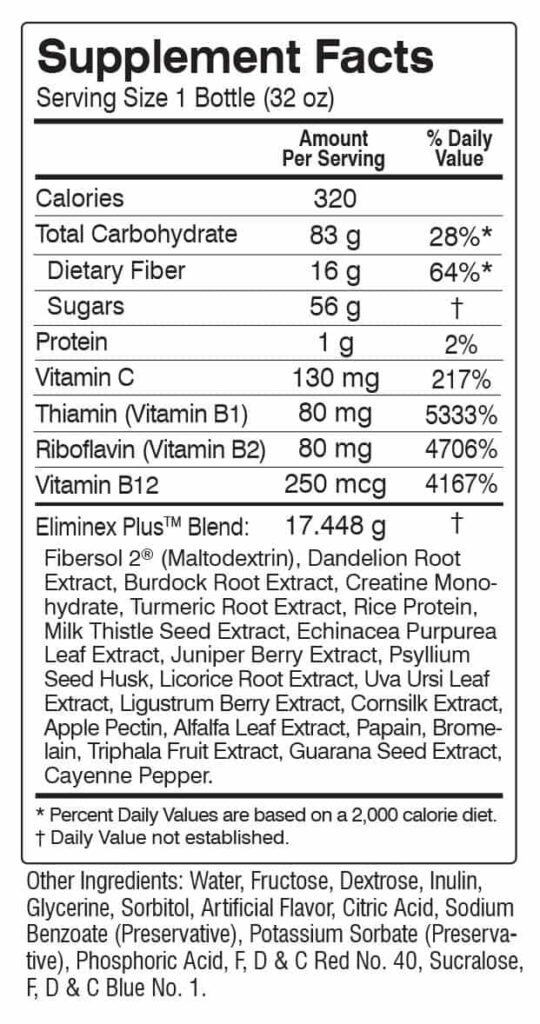 Qcarbo32 ingredients