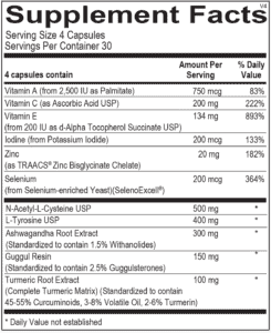 Thyrotain ingredients