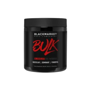 bulk pre workout by black market